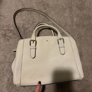 Kate Spade Premium Saffiano Leather Cream Handbag